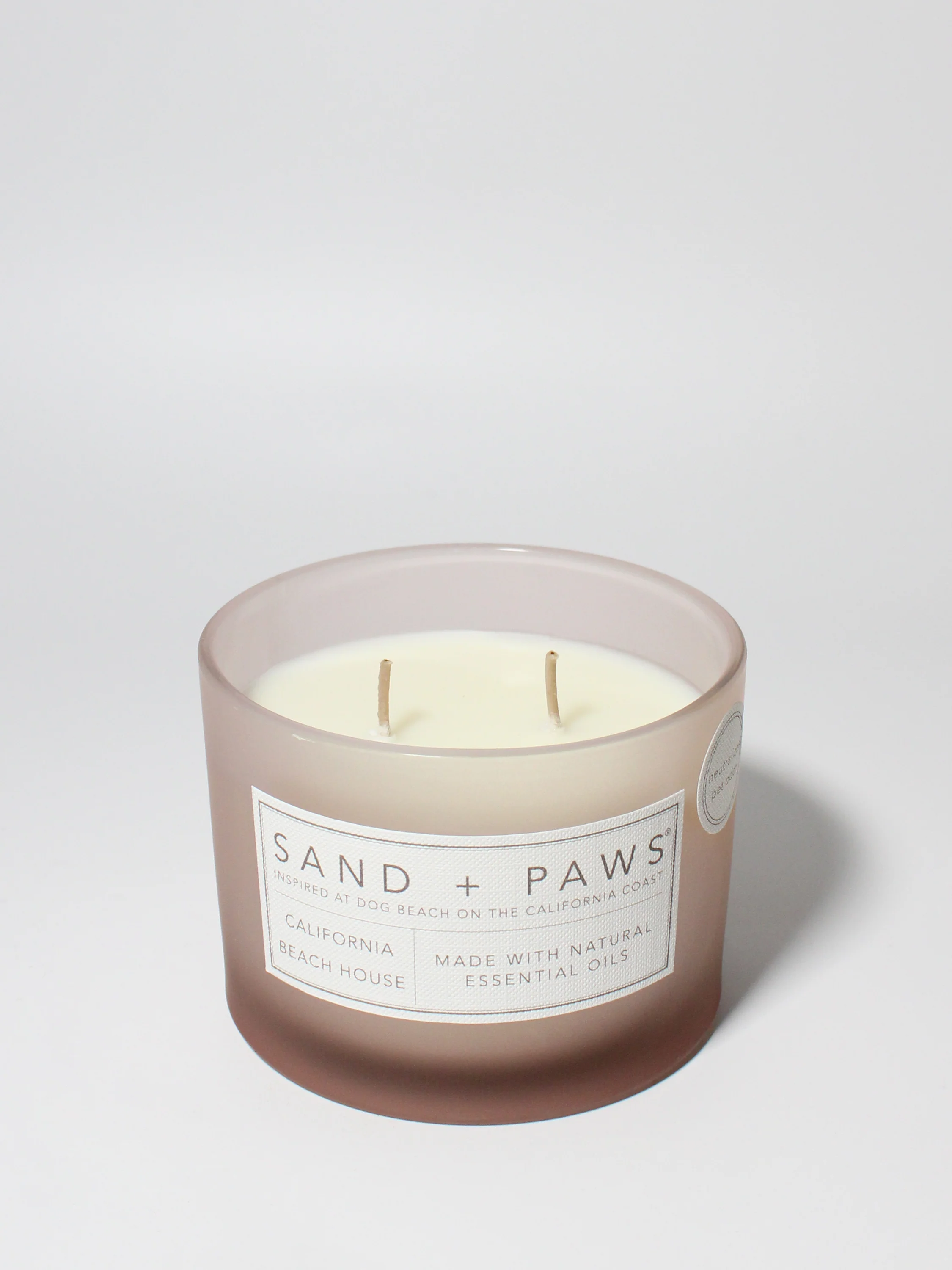 Sand + Paws California Beach House 12 oz scented candle - Image 3