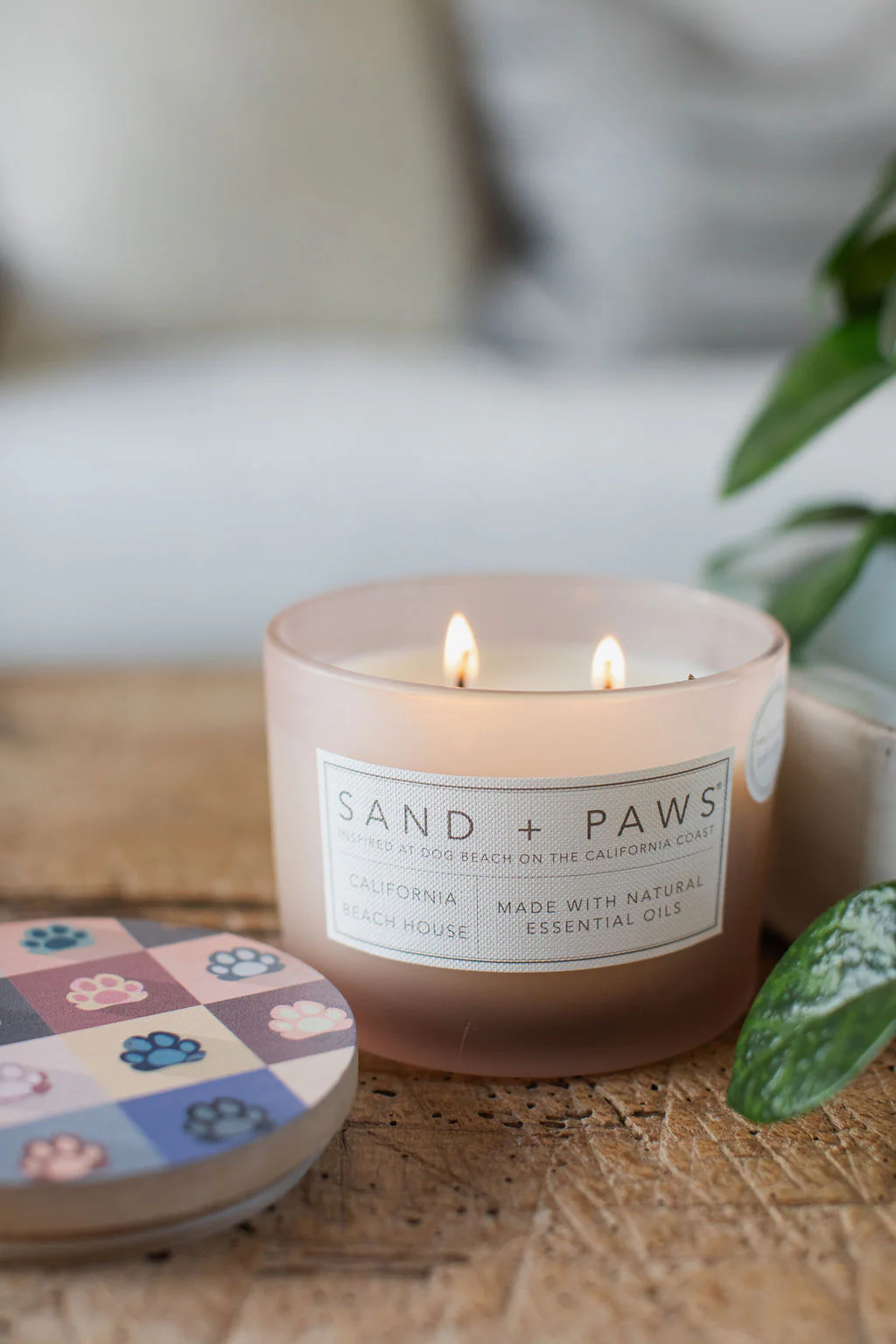 Sand + Paws California Beach House 12 oz scented candle - Image 5