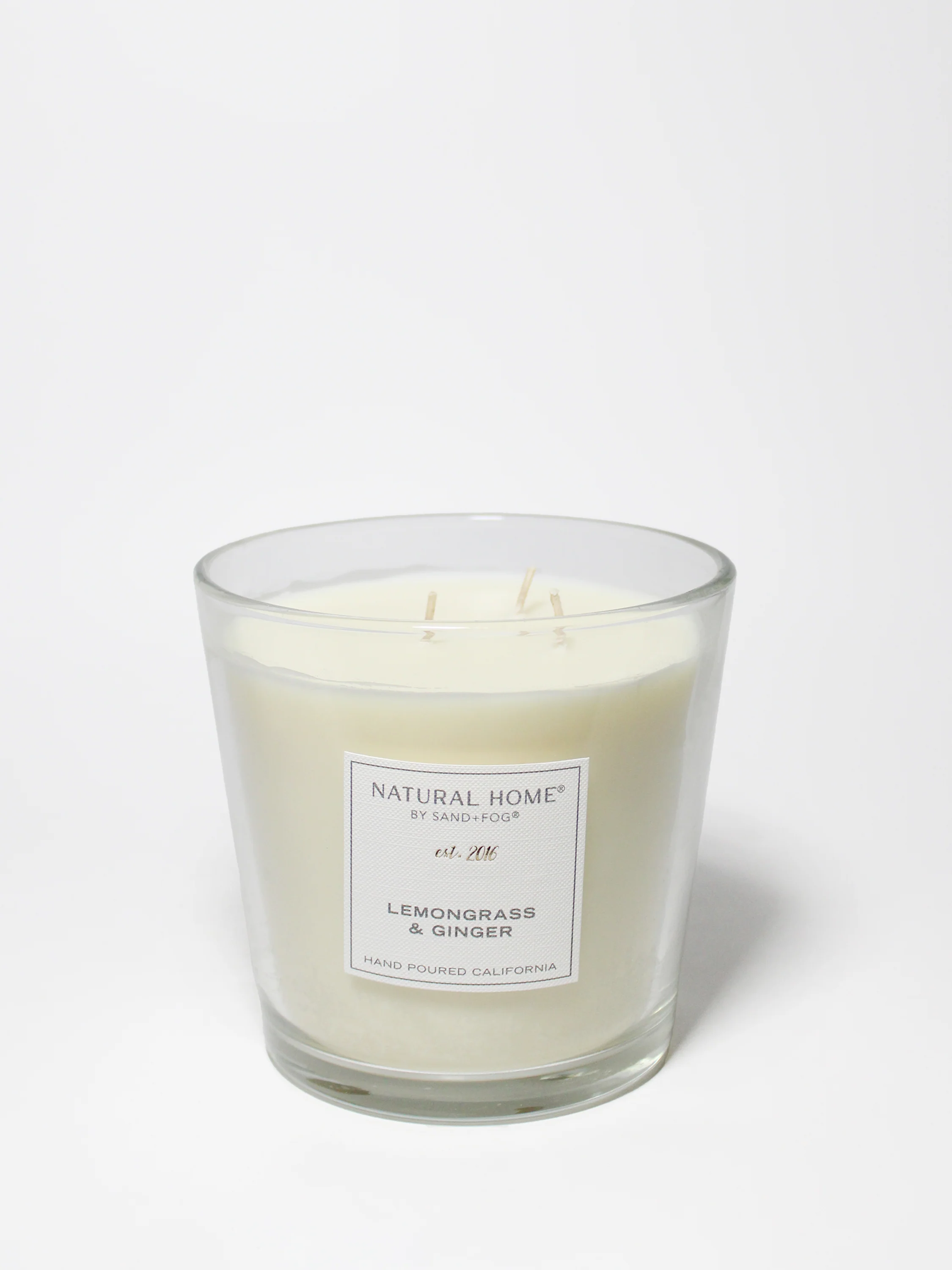 Lemongrass & Ginger Natural Home 31 oz scented candle - Image 3