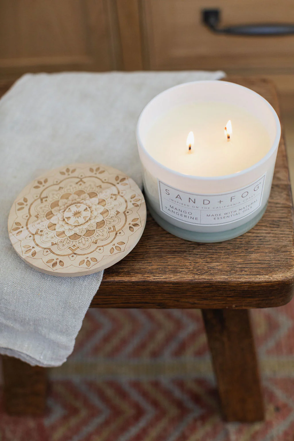 Mango Tangerine 12 oz scented candle - Image 5