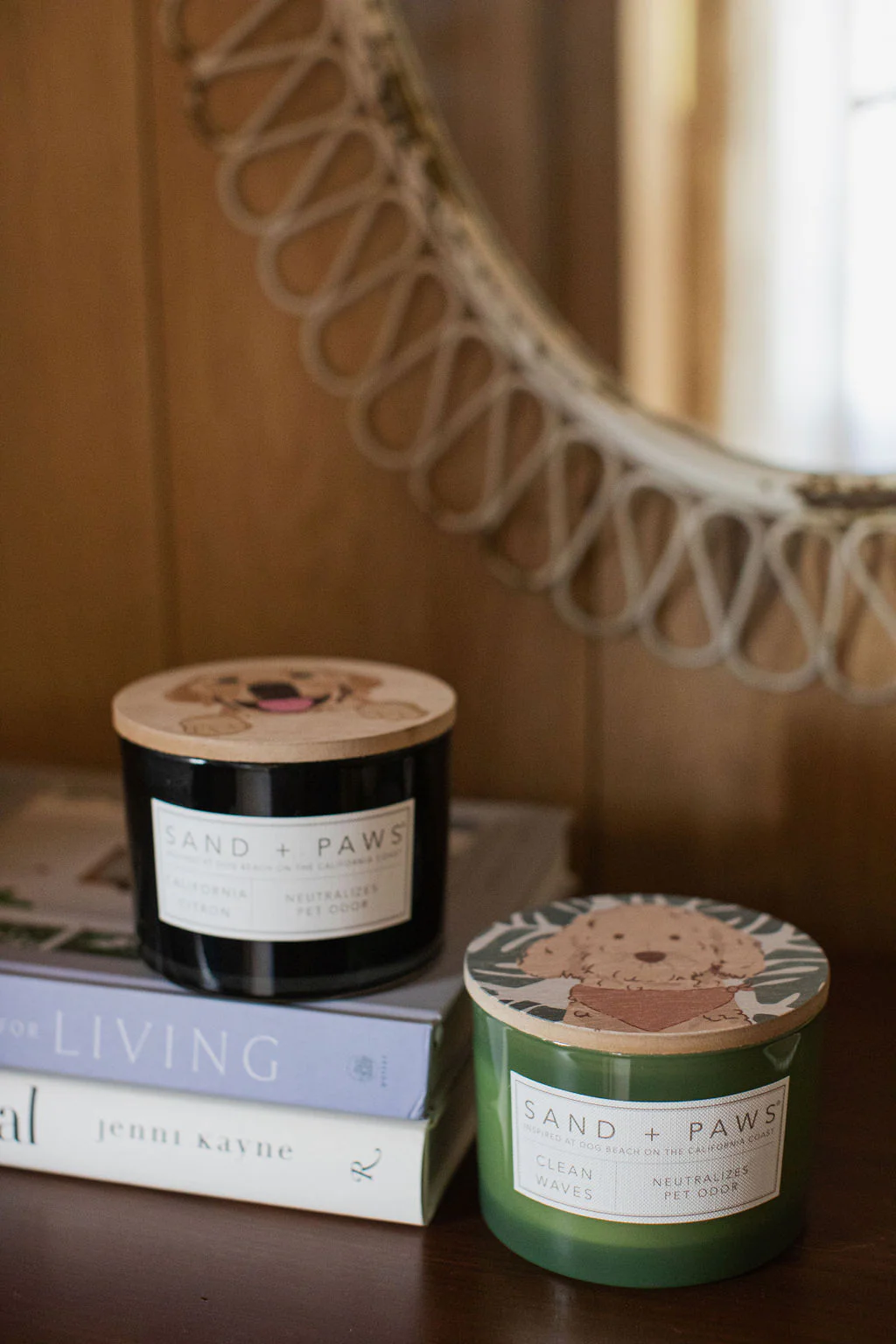 Sand + Paws Clean Waves 12 oz scented candle - Image 5