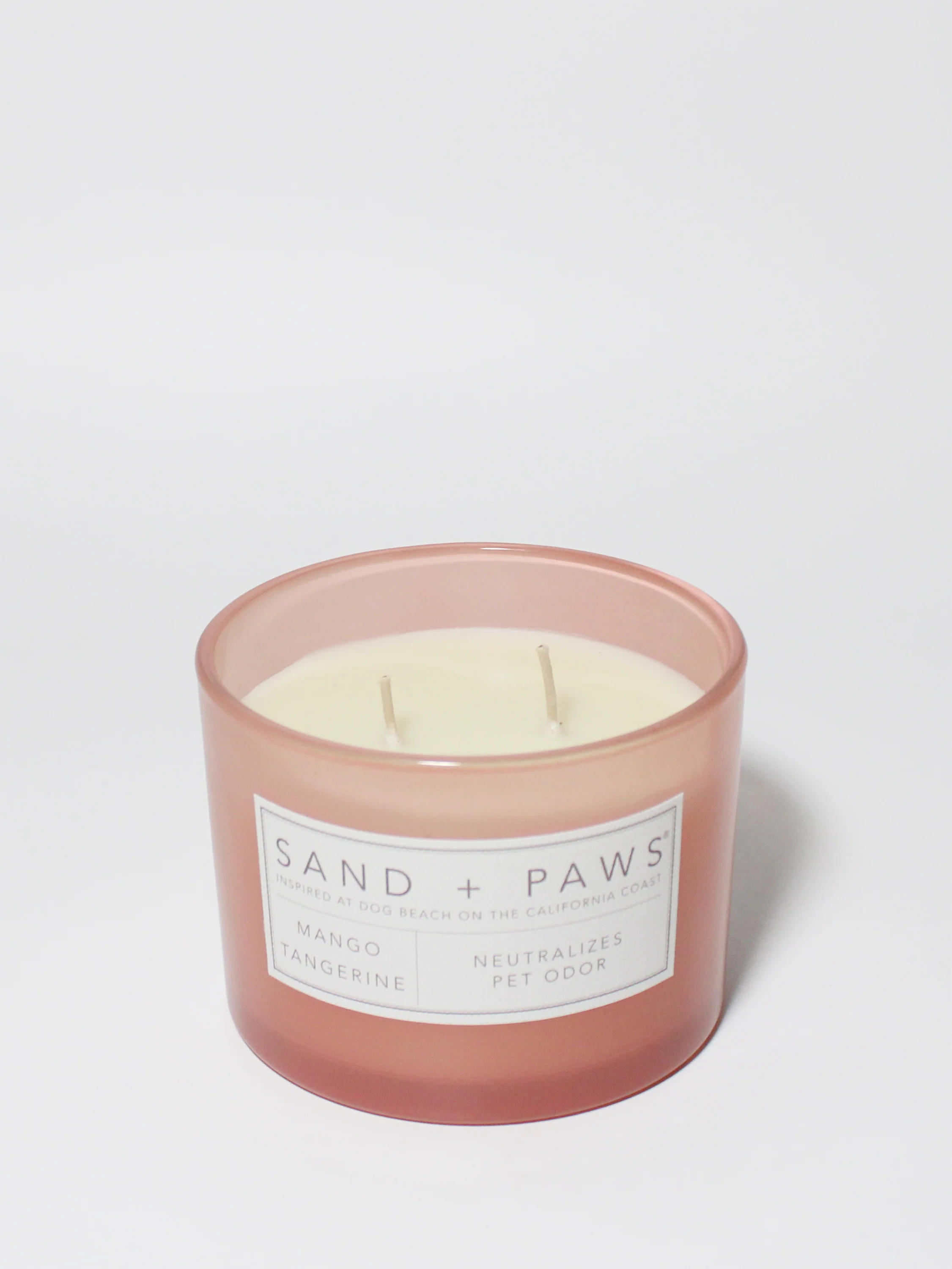 Sand + Paws Mango Tangerine 12 oz scented candle - Image 3