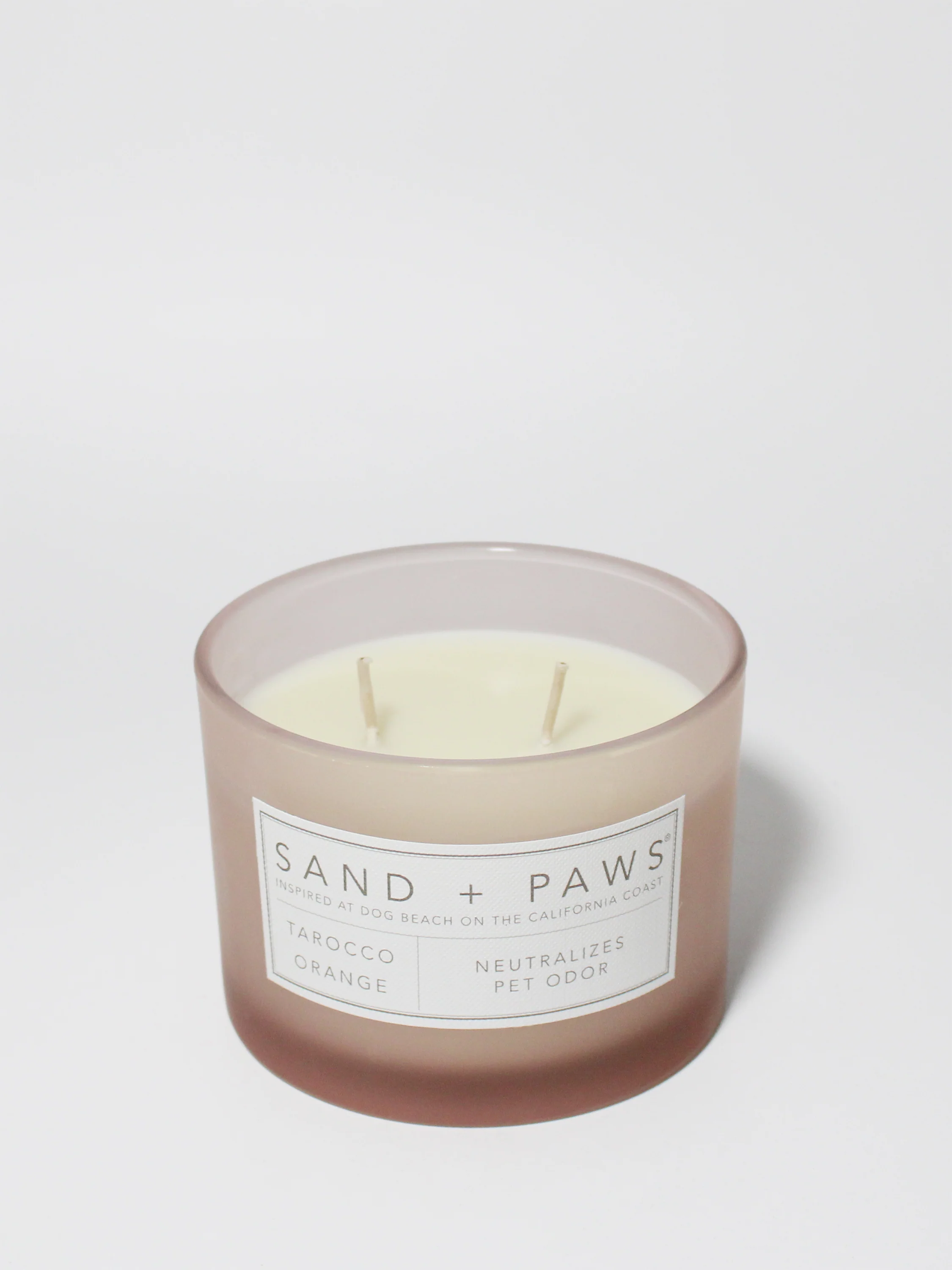Sand + Paws Tarocco Orange 12 oz scented candle - Image 3